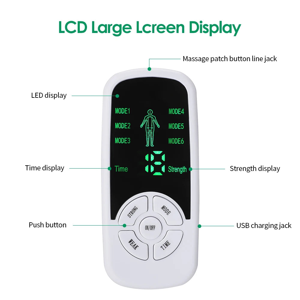 EMS Neck & Cervical Pain Relief Device – Smart Pulse Massager for Neck Relaxation & Tension Support