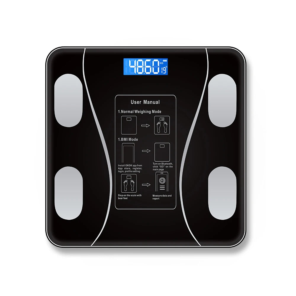 Smart Wireless Body Weight Scale – App Connected Digital Scale for Accurate Weight Tracking