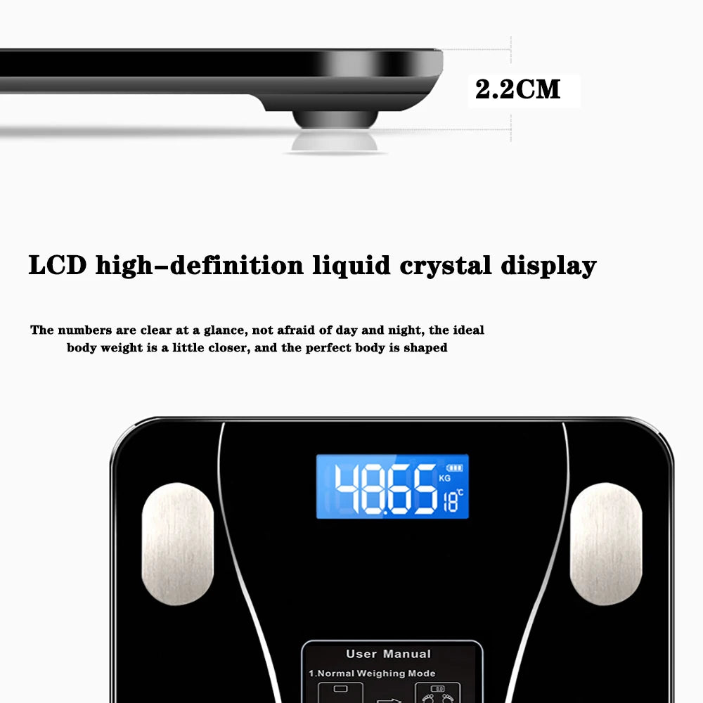 Smart Wireless Body Weight Scale – App Connected Digital Scale for Accurate Weight Tracking