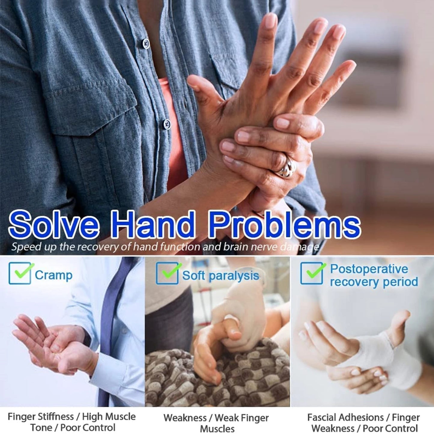 Smart Rehabilitation Robotic Glove – Hand Recovery Device for Stroke Rehab, Mobility & Strength Support