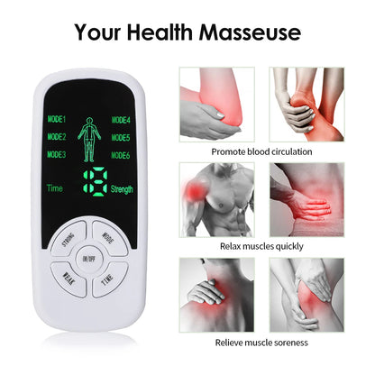 EMS Neck & Cervical Pain Relief Device – Smart Pulse Massager for Neck Relaxation & Tension Support