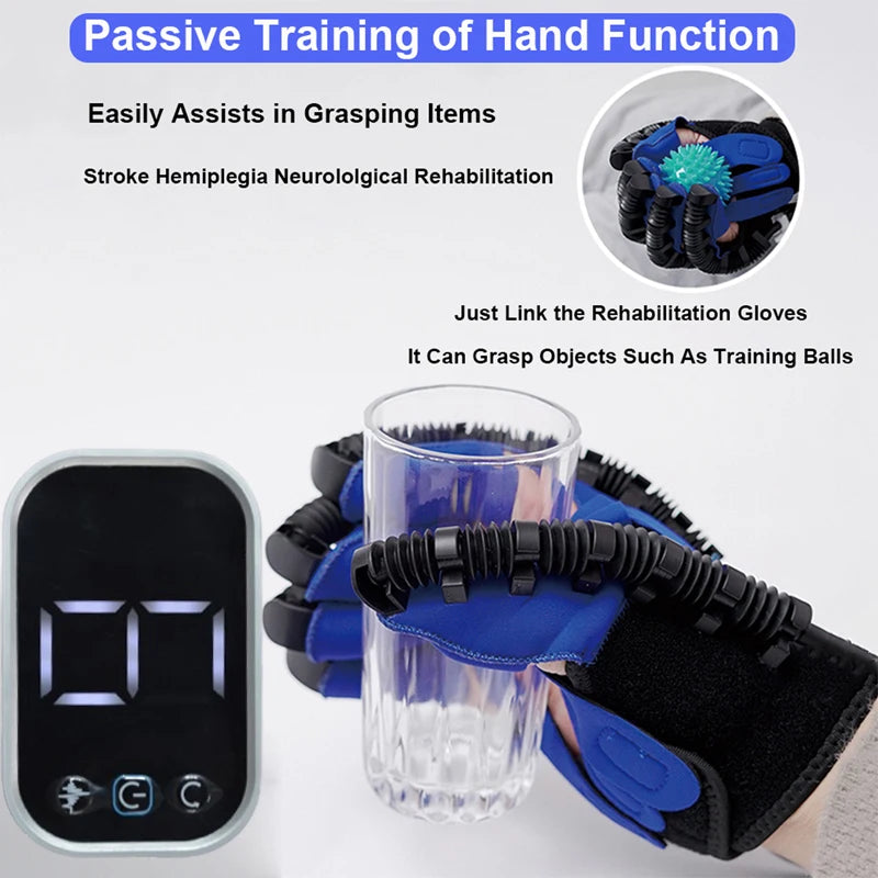 Smart Rehabilitation Robotic Glove – Hand Recovery Device for Stroke Rehab, Mobility & Strength Support