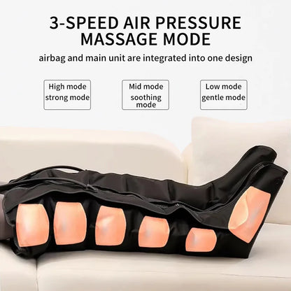 Pneumatic Leg Compression Massager – Air Compression Boots for Circulation Support & Muscle Recovery