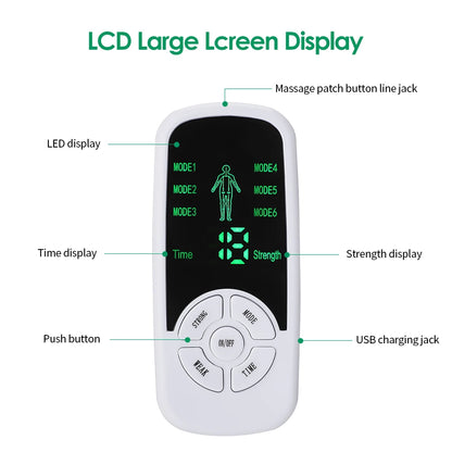EMS Neck & Cervical Pain Relief Device – Smart Pulse Massager for Neck Relaxation & Tension Support