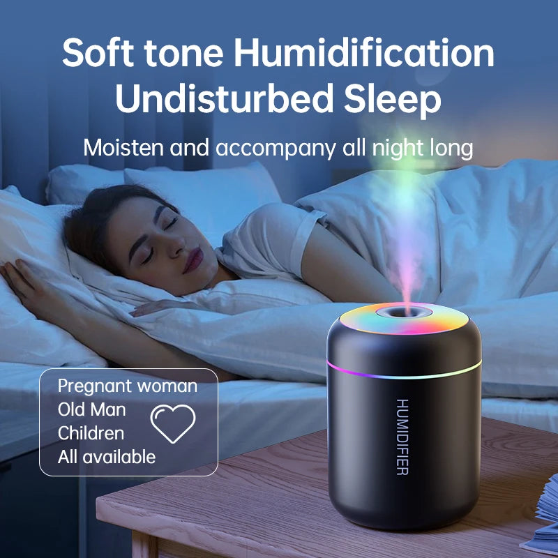 Mini USB Air Humidifier – Portable Mist Humidifier for Car & Home Use