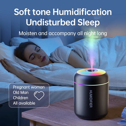 Mini USB Air Humidifier – Portable Mist Humidifier for Car & Home Use