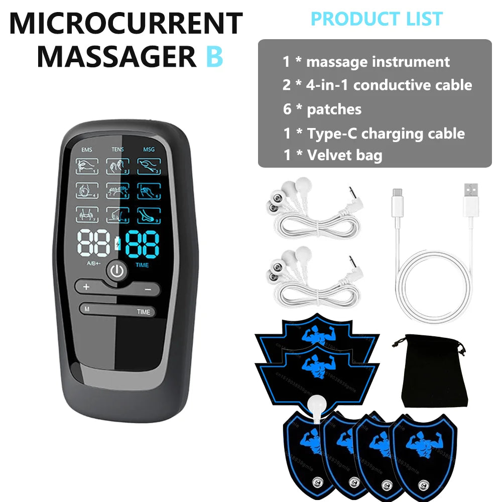 Digital Physiotherapy Muscle Stimulator (EMS) – Muscle Recovery & Rehabilitation Device with Adjustable Modes