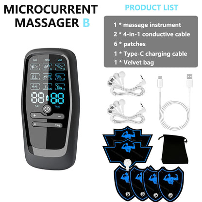 Digital Physiotherapy Muscle Stimulator (EMS) – Muscle Recovery & Rehabilitation Device with Adjustable Modes