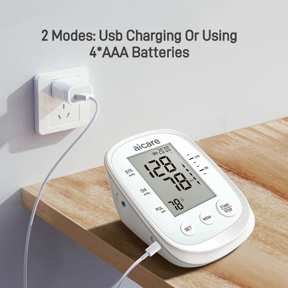 Digital Arm Blood Pressure Monitor – Portable Automatic BP Machine with Easy-Read Display