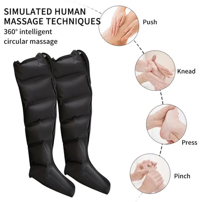 Pneumatic Leg Compression Massager – Air Compression Boots for Circulation Support & Muscle Recovery