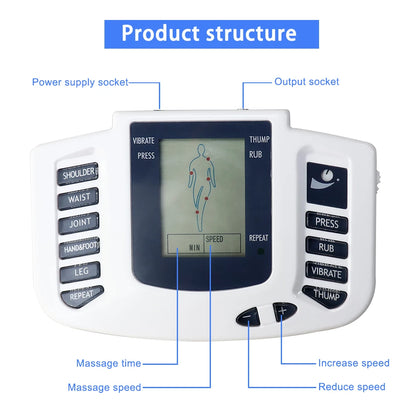 TENS/EMS Therapy Device – Muscle Stimulator for Pain Relief, Recovery & Rehabilitation