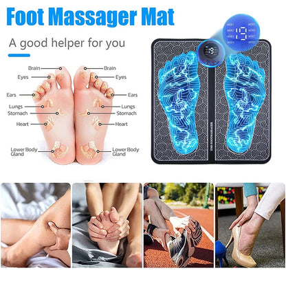 Electric Foot Massage Therapy Pad – Relaxation Mat for Soothing Foot Relief & Daily Comfort