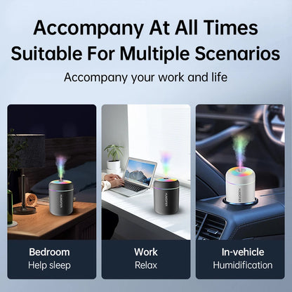 Mini USB Air Humidifier – Portable Mist Humidifier for Car & Home Use