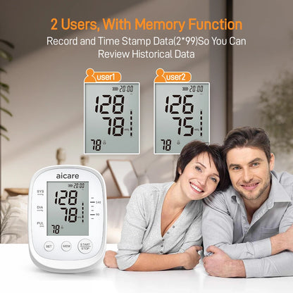 Digital Arm Blood Pressure Monitor – Portable Automatic BP Machine with Easy-Read Display