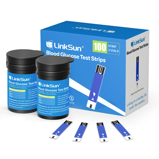 Linksun Blood Glucose Meter Kit (Glucometer + Strips)