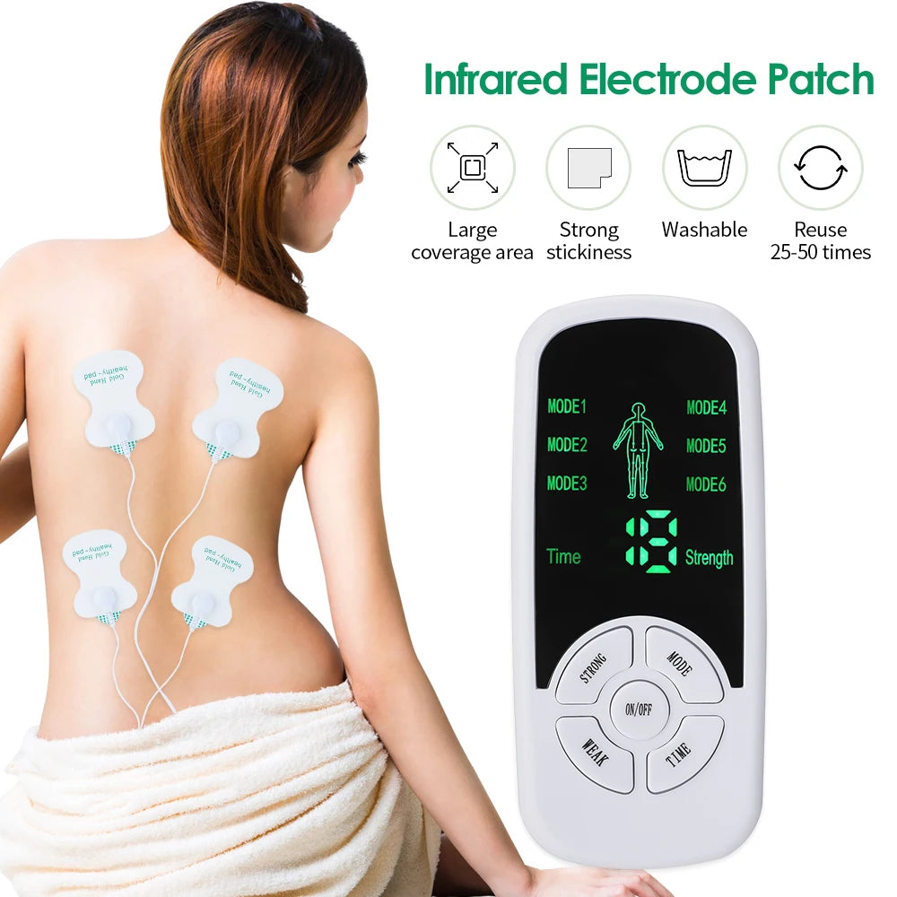EMS Neck & Cervical Pain Relief Device – Smart Pulse Massager for Neck Relaxation & Tension Support