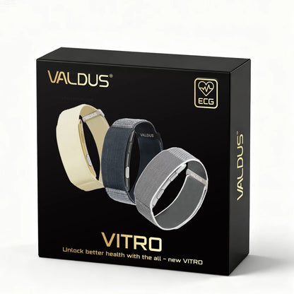 Screenless Smart Health Bracelet – Blood Pressure, ECG Monitoring & SOS Alert with App Tracking
