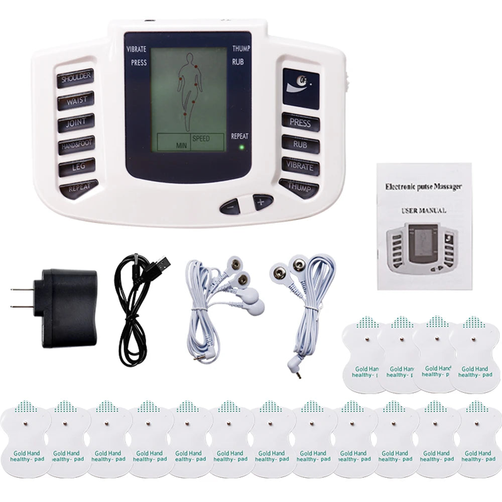 TENS/EMS Therapy Device – Muscle Stimulator for Pain Relief, Recovery & Rehabilitation