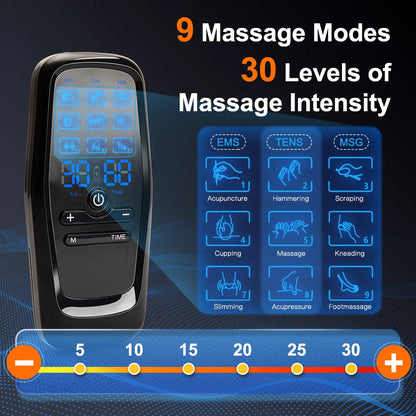 Digital Physiotherapy Muscle Stimulator (EMS) – Muscle Recovery & Rehabilitation Device with Adjustable Modes