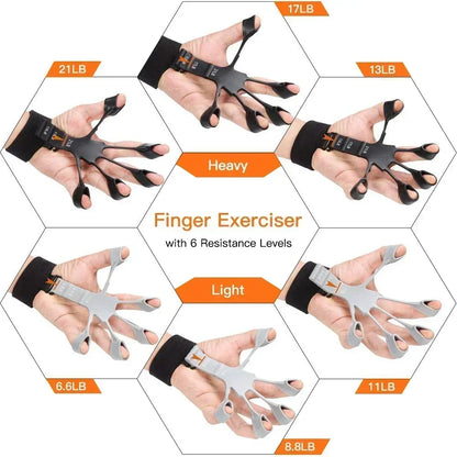 Finger Strength Training Grip Tool – Adjustable Hand & Finger Exerciser for Strength, Control & Recovery