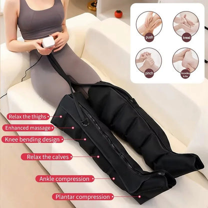Pneumatic Leg Compression Massager – Air Compression Boots for Circulation Support & Muscle Recovery