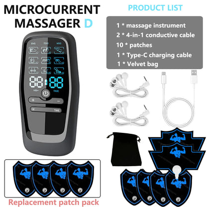 Digital Physiotherapy Muscle Stimulator (EMS) – Muscle Recovery & Rehabilitation Device with Adjustable Modes