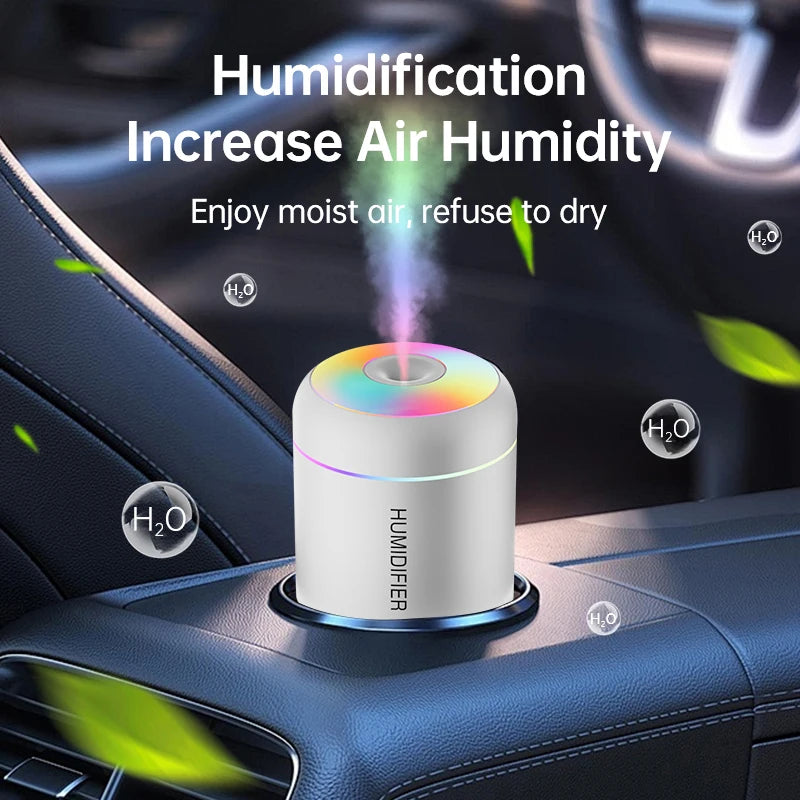 Mini USB Air Humidifier – Portable Mist Humidifier for Car & Home Use