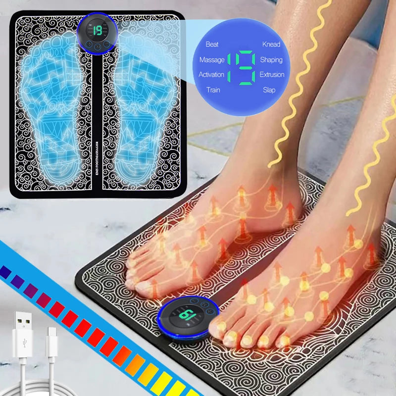 Electric Foot Massage Therapy Pad – Relaxation Mat for Soothing Foot Relief & Daily Comfort