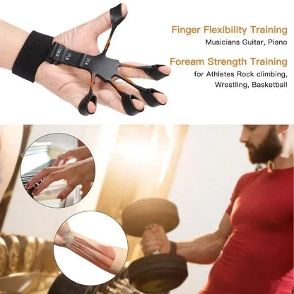 Finger Strength Training Grip Tool – Adjustable Hand & Finger Exerciser for Strength, Control & Recovery