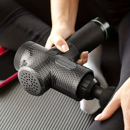 Deep Tissue Percussion Massage Gun (30-Speed Levels, Low Noise, Full-Body Muscle Recovery Device)