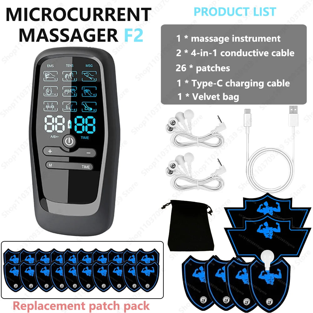 Digital Physiotherapy Muscle Stimulator (EMS) – Muscle Recovery & Rehabilitation Device with Adjustable Modes